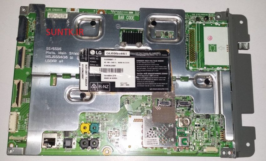 برد مین تلویزیون الجی OLED55B6T