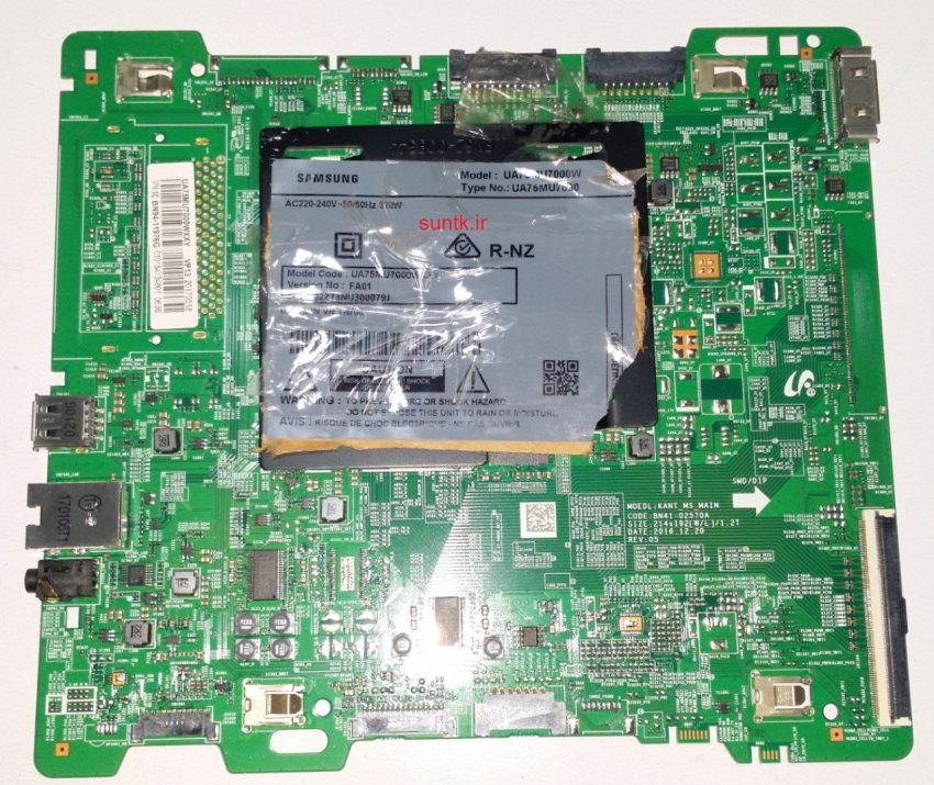 برد مین تلویزیون سامسونگ 75mu7000w