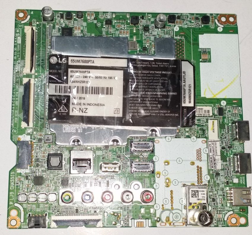 برد مین تلویزیون الجی 65UM7600PTA