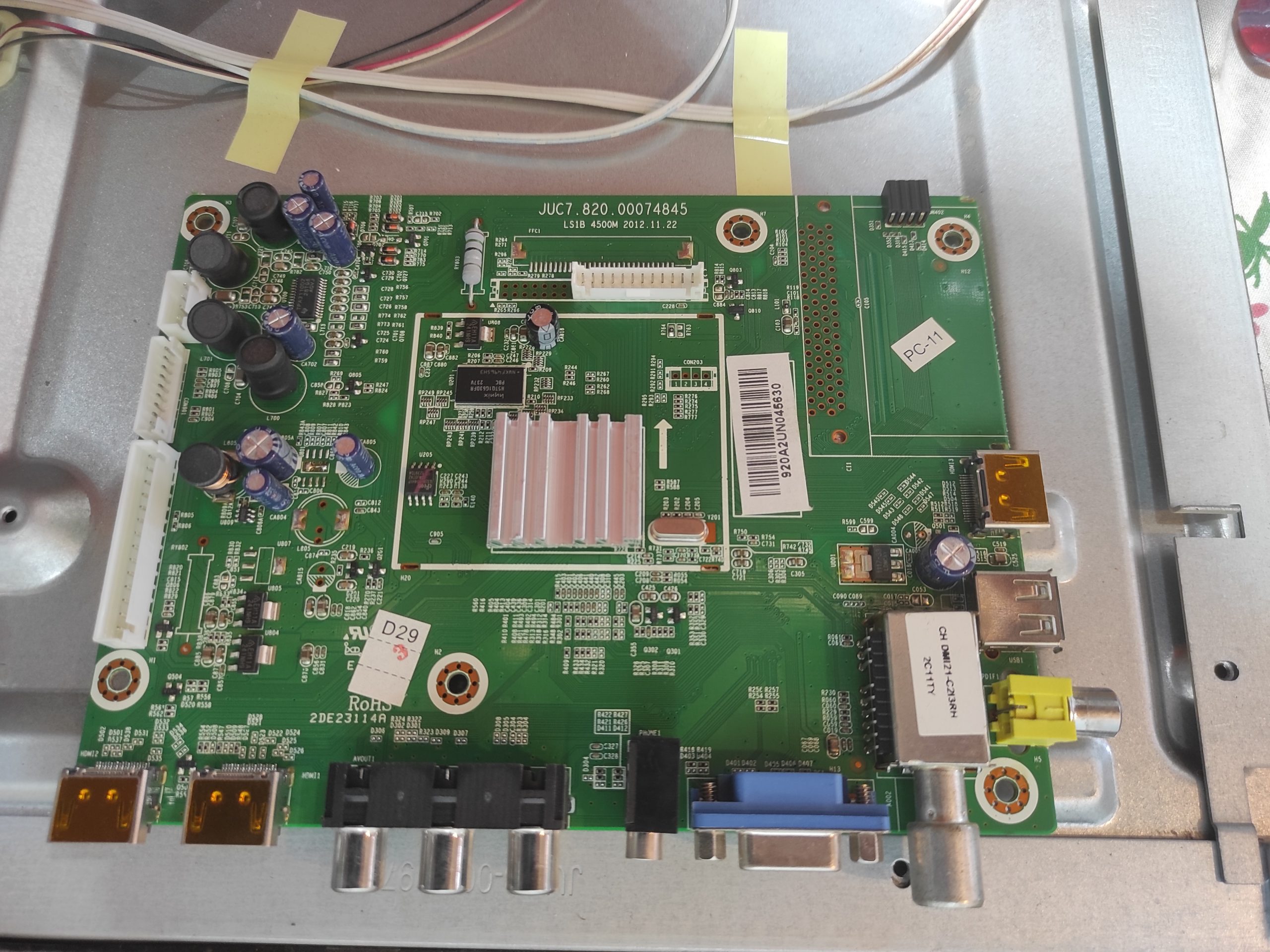 برد مین تلویزیون مارشال مدل me-3228