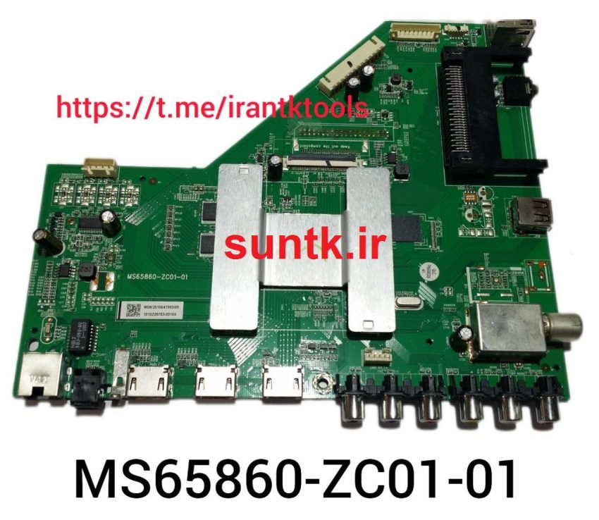 مین برد با پارت نامبر MS65860-ZC01-01